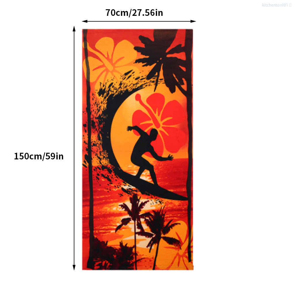 Khăn Tắm Thấm Hút Nhanh Chất Liệu Polyester Cho Người Lớn Và Trẻ Em Htt01 | BigBuy360 - bigbuy360.vn