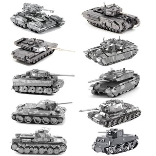 mô hình thép 3D tự ráp các mẫu xe tank
