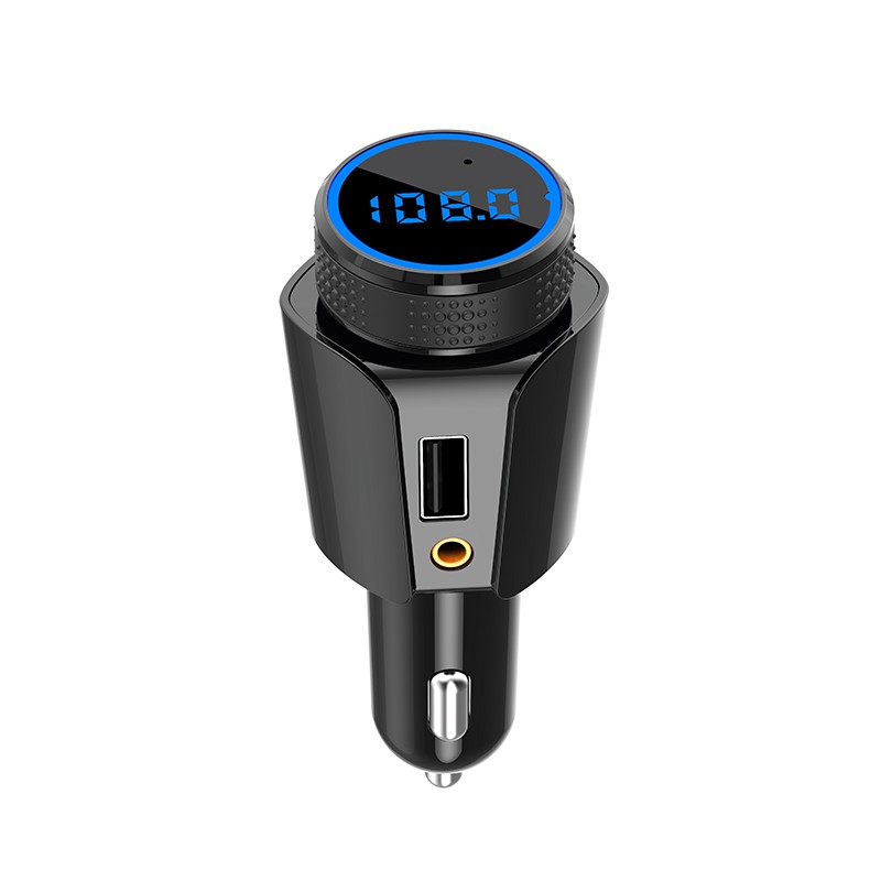 IN STOCK T18 Car Bluetooth Mp3 Player Bluetooth FM Transmitter Car Kit TF Card Music Format Car Smart Charger