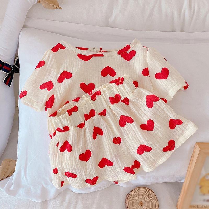 Bộ Áo Thun Tay Cánh Tiên Và Quần Đùi Đáng Yêu Cho Bé Gái