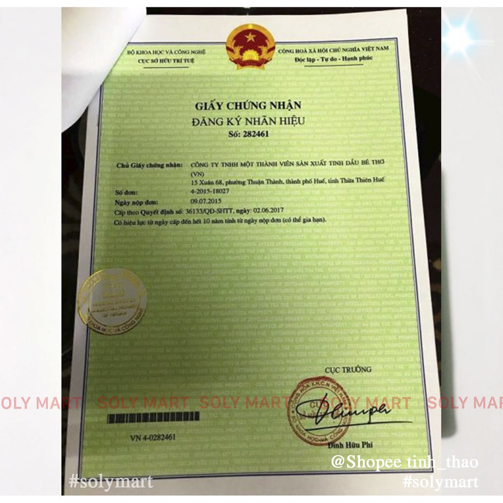 Tinh dầu tràm Bé Thơ loại 100ML – Chính hãng có tem và chứng nhận