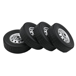 Set 4 Bánh Xe Thay Thế Cho Mô Hình Xe Điều Khiển Từ Xa Wpl D12 Tỉ Lệ 1 / 10