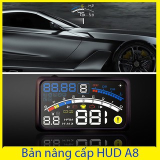 Hiển thị tốc độ lên kính lái HUD A8S giao diện lớn hơn A8