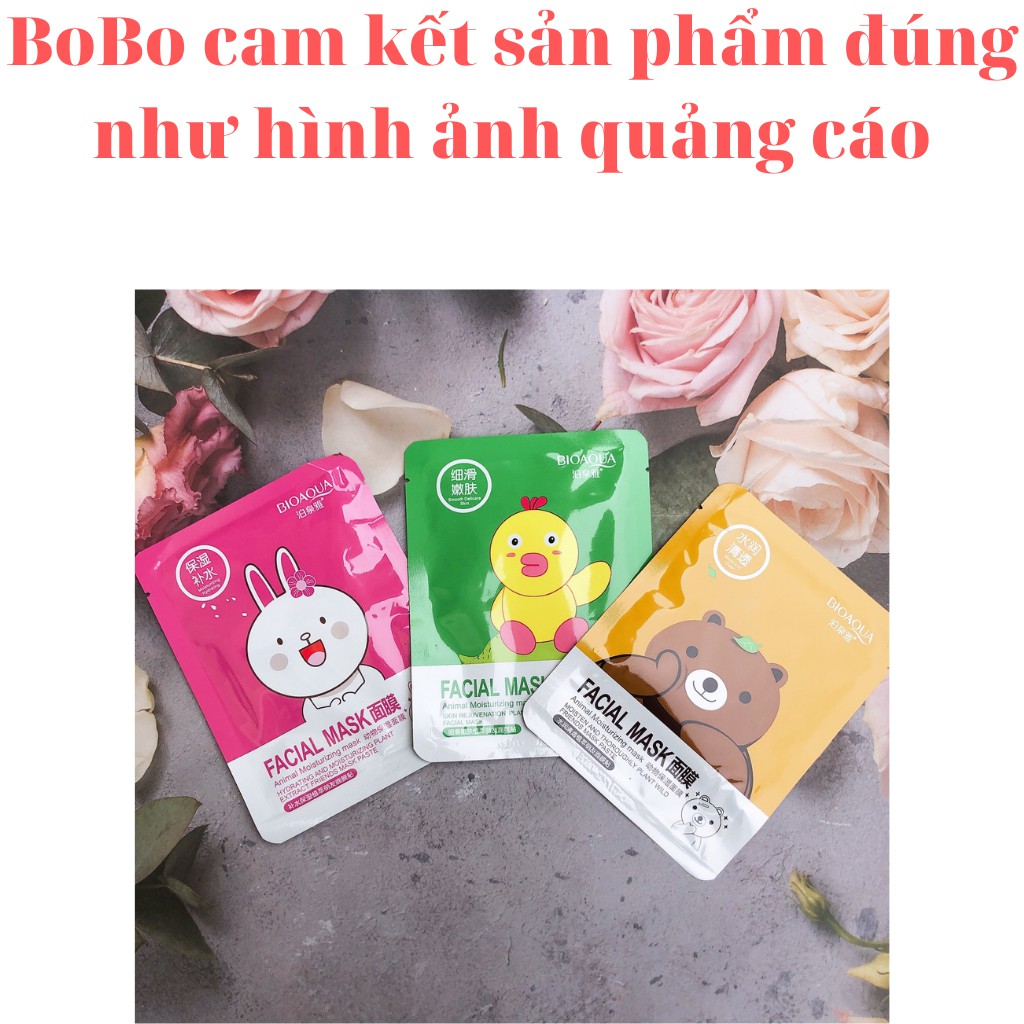 Mặt nạ giấy dưỡng da cấp ẩm nước sáng da dầu mụn mask BIOAQUA nội địa Trung