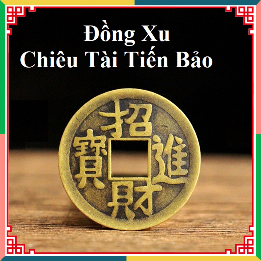 Đồng Xu Chiêu Tài Tiến Bảo, vật phẩm phong thủy Tài Lộc | BigBuy360 - bigbuy360.vn