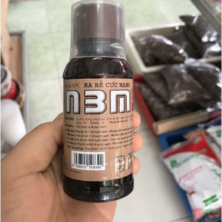 Phân bón ra rễ cực mạnh N3M dạng nước chai 100 mL