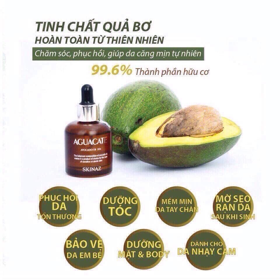 Tinh Chất Bơ Skinaz Aguacate Oil 99,6%