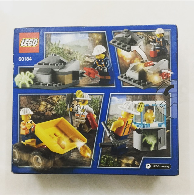 LEGO City 60184 - Mining Team - Bộ xếp hình Lego  Đội đào mỏ