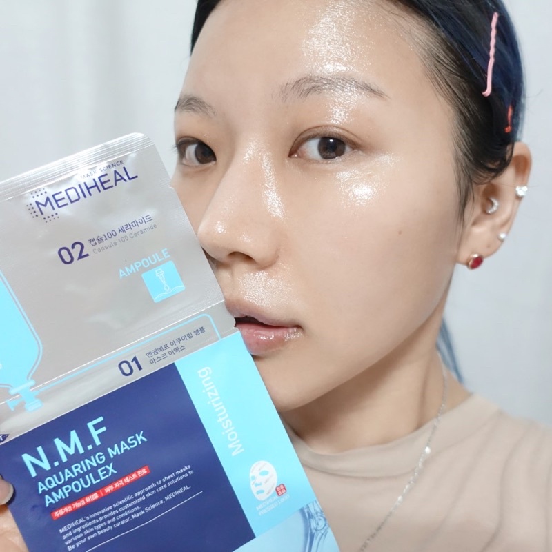 Mặt Nạ Mediheal Siêu Cấp Ẩm NMF N.M.F Aquaring Mask Ampoulex