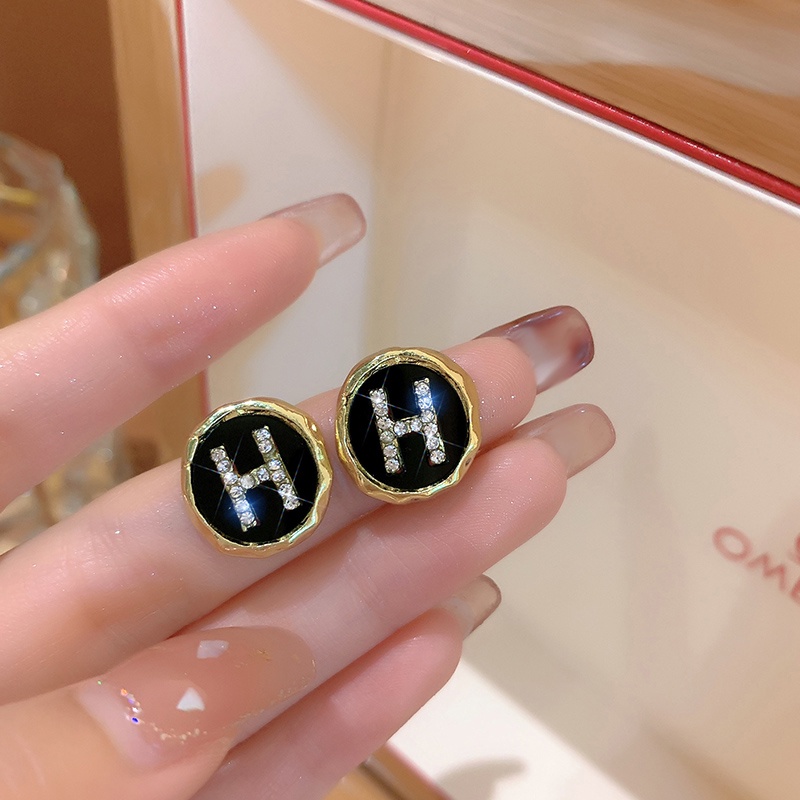 MOCHASHUĐôi Khuyên Tai Hình Ngôi Sao Đính Đá Phong Cách Thời Trang Hàn Quốc