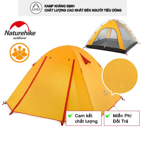 Lều cắm trại Naturehike 4 người NH18Z033-P Professional Series Aluminum Poles Tent Graphic
