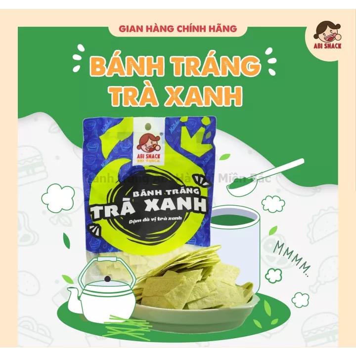 [SẴN SLL][FREE SHIP đơn 50k] BÁNH TRÁNG MÁTCHA (TRÀ XANH) ABI ĐƠN HÀNG 5 BỊCH BẤT KỲ TẶNG 1 MÓC KHOÁ CUTE