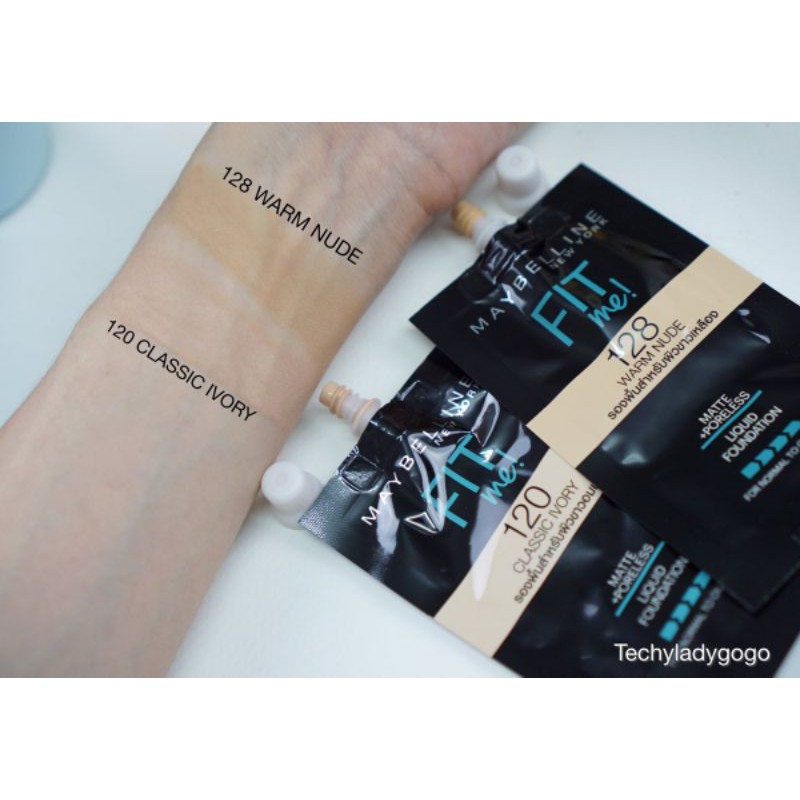 Kem nền mịn lì dạng gói MAYBELLINE Fit Me Matte + Poreless Liquid Foundation 5ml | BigBuy360 - bigbuy360.vn