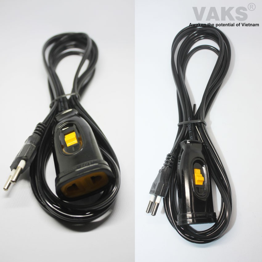 PHÍCH NỐI CÔNG TẮC OCD1-700A CÓ DÂY 2M, 1000W-220V.