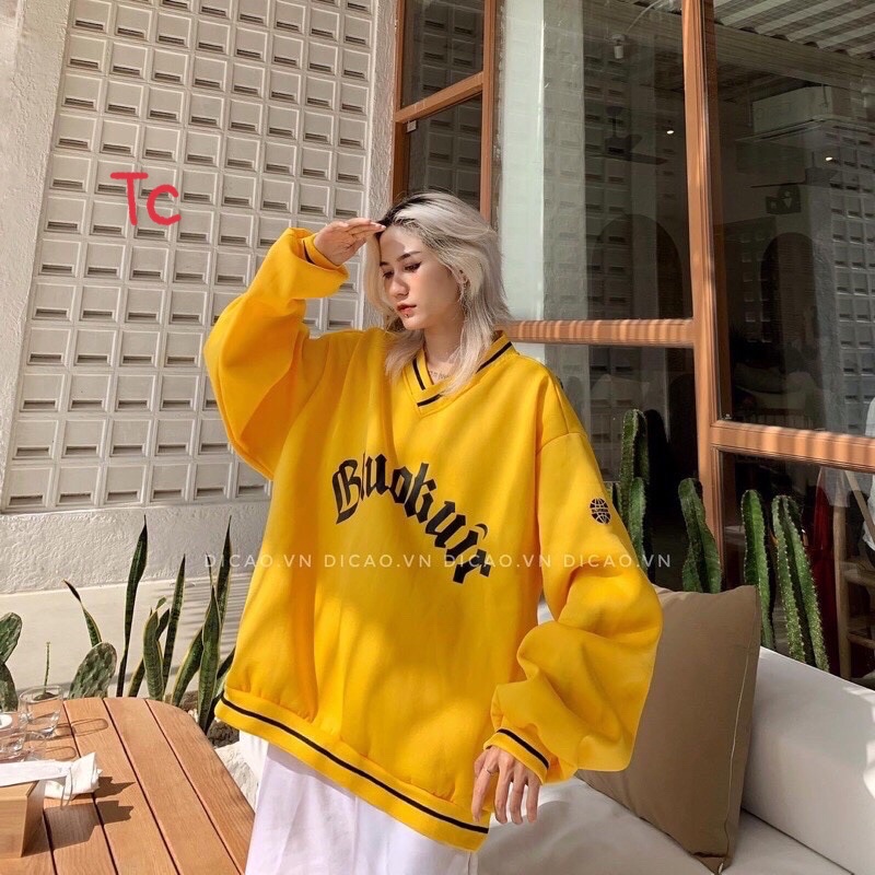 Áo SWEATER BLACK UNISEX Chất Nỉ Ngoại