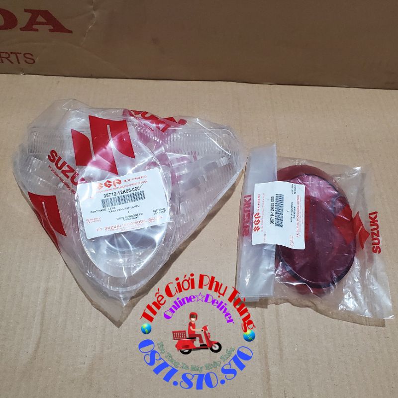 Bộ mica đèn hậu Satria Fi zin Suzuki - 35712-12K00-000 / 35719-12K00-000