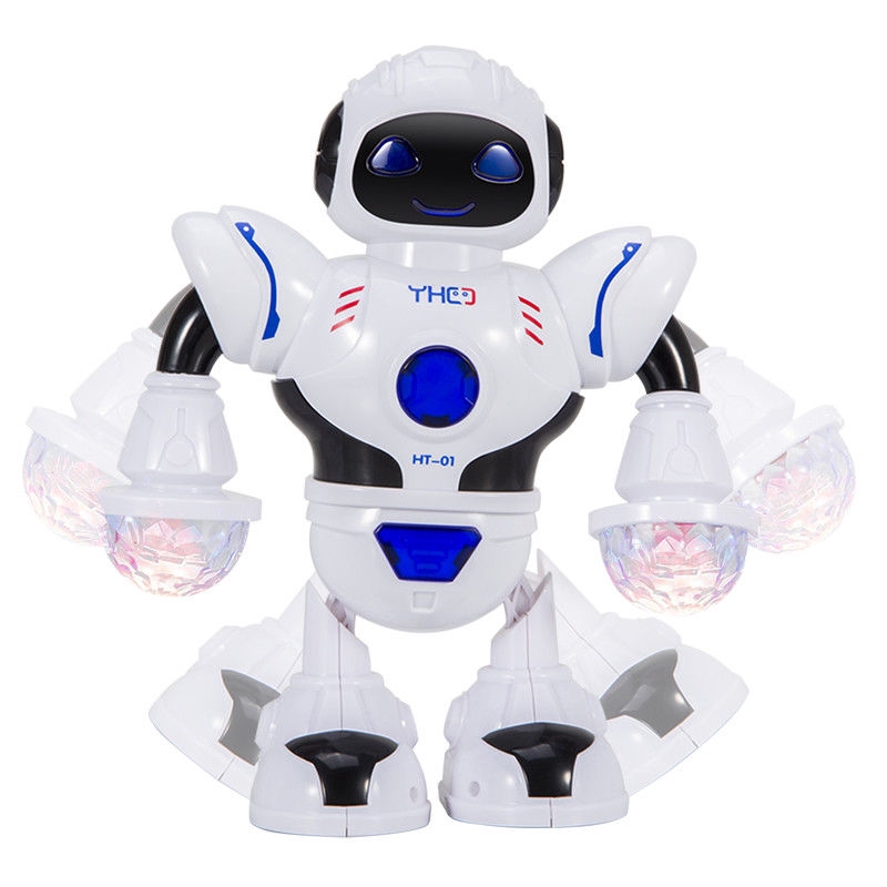 Smart Electric Dancing Music Flash Light Robot Electronic Walking Toy Kids Gift