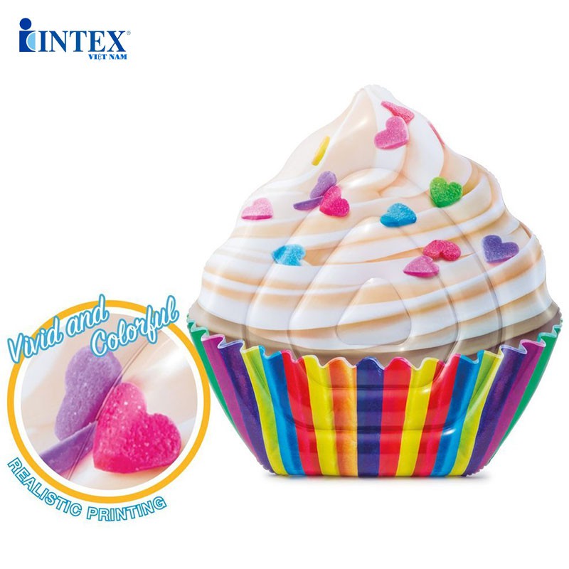 Phao bơi bánh Cupcake INTEX 58770