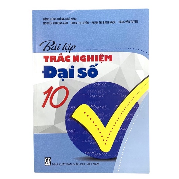 Sách - Combo Bài tập trắc nghiệm môn Toán lớp 10.