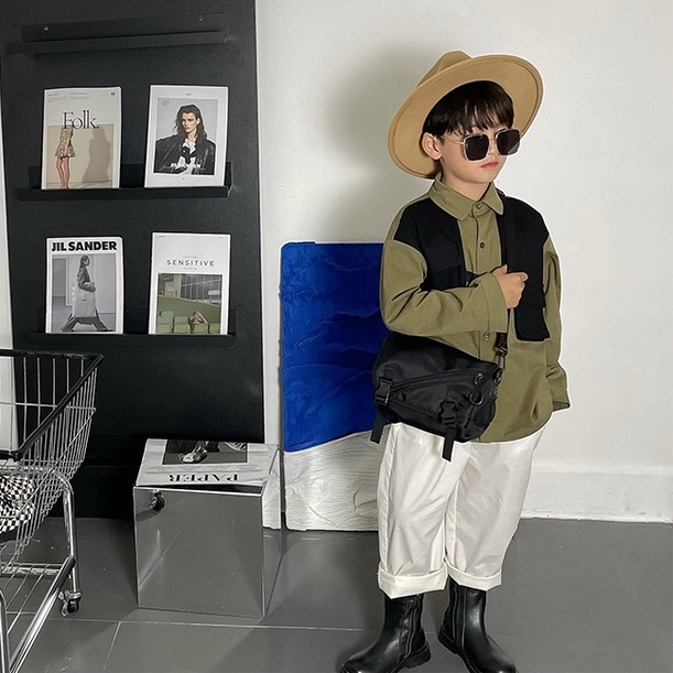 TUI5- Túi đeo chéo cho bé màu đen, hàng quảng châu cao cấp