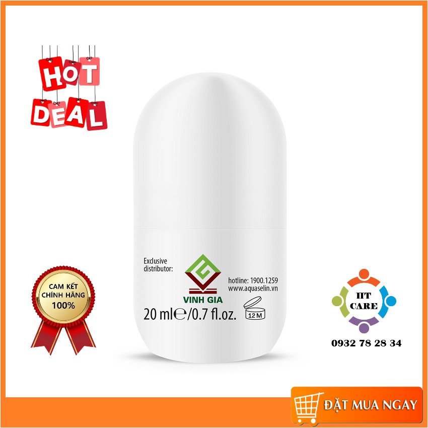 ✅ AQUASELIN LĂN KHỬ MÙI DÀNH CHO NAM CHÍNH HÃNG - SIZE 20ML | WebRaoVat - webraovat.net.vn