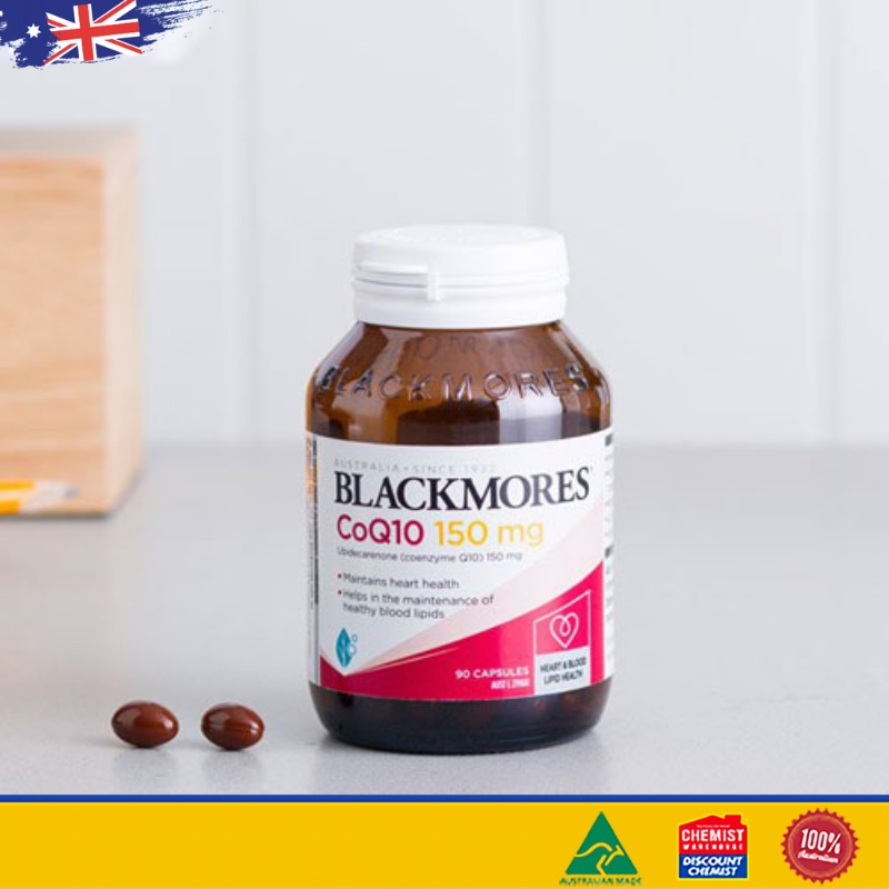 Viên uống bổ trợ chức năng tim của Úc Blackmores CoQ10 150mg High Potency 30 viên (SP3)