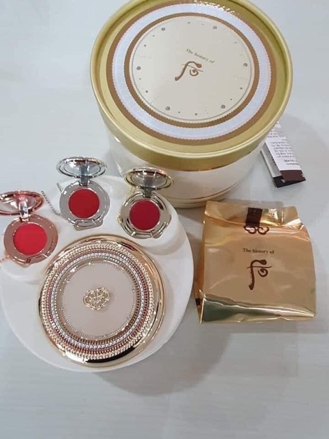 Set cushion Whoo  phiên bản limited 2020 tặng 3 son