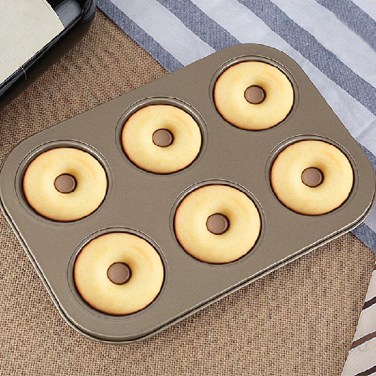 1 Khuôn Làm Bánh Vòng Donut Mini Bằng Kim Loại 643