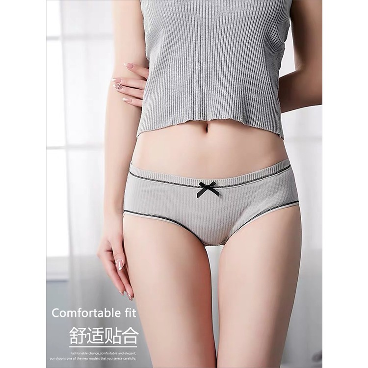 Quần Lót Cotton Phối Nơ Xinh Xắn Theo Phong Cách Nhật Bản Dành Cho Nữ | BigBuy360 - bigbuy360.vn