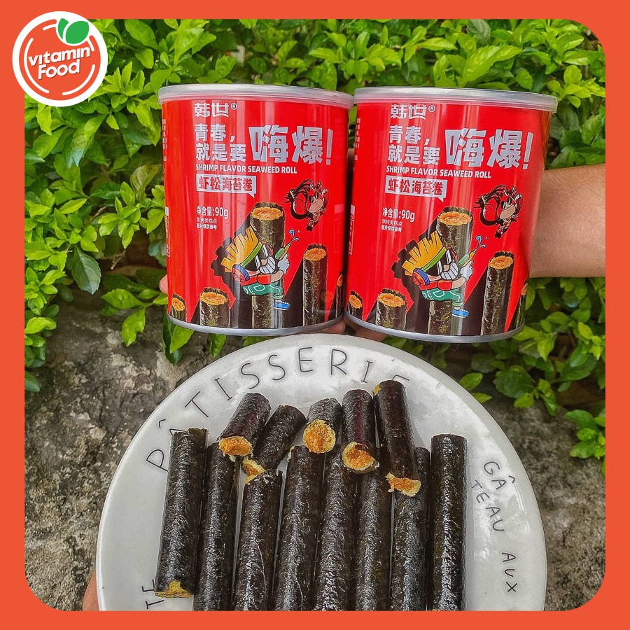 Snack Rong Biển Cuộn Chà Bông Trứng Muối | Vitamin Food | BigBuy360 - bigbuy360.vn