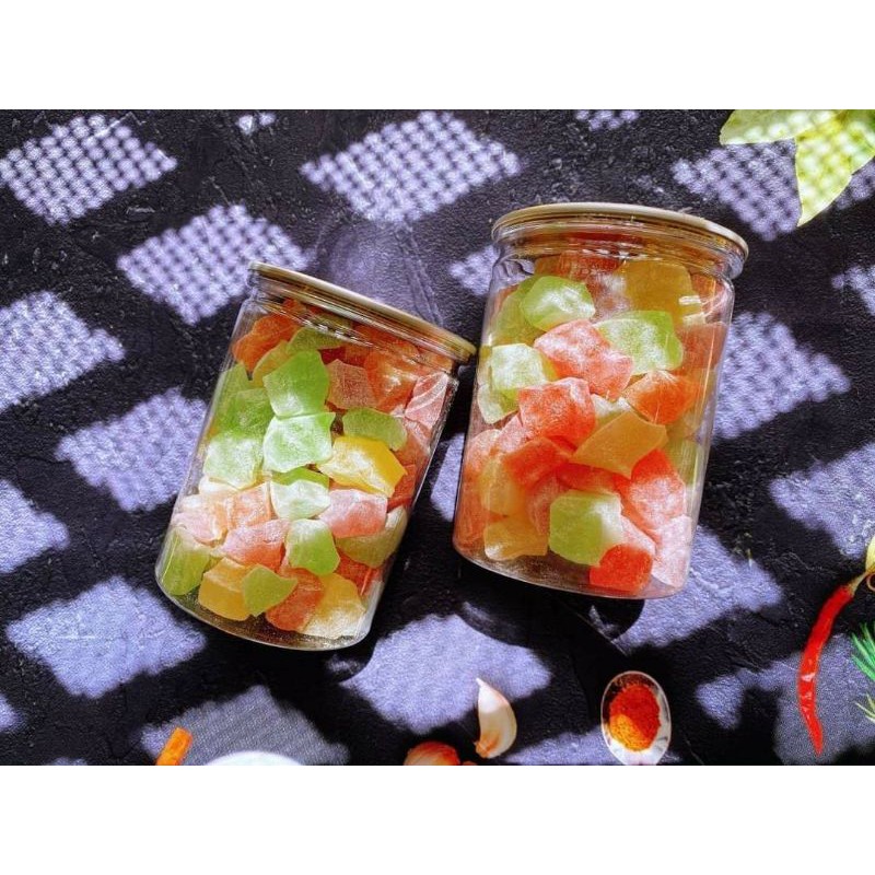 1 lon 300gr kẹo dẻo đà lạt