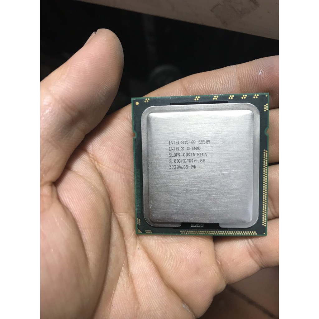tặng keo - bộ vi xử lý CPU Intel Xeon E5504 socket 1366 cho máy tính pc processor Nehalem EP SLBF9 | BigBuy360 - bigbuy360.vn
