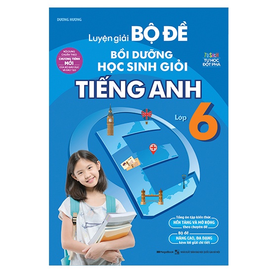 Sách - Luyện giải bộ đề bồi dưỡng học sinh giỏi Tiếng Anh THCS 6 7 8 9 lẻ tùy chọn MEGATHCS9411