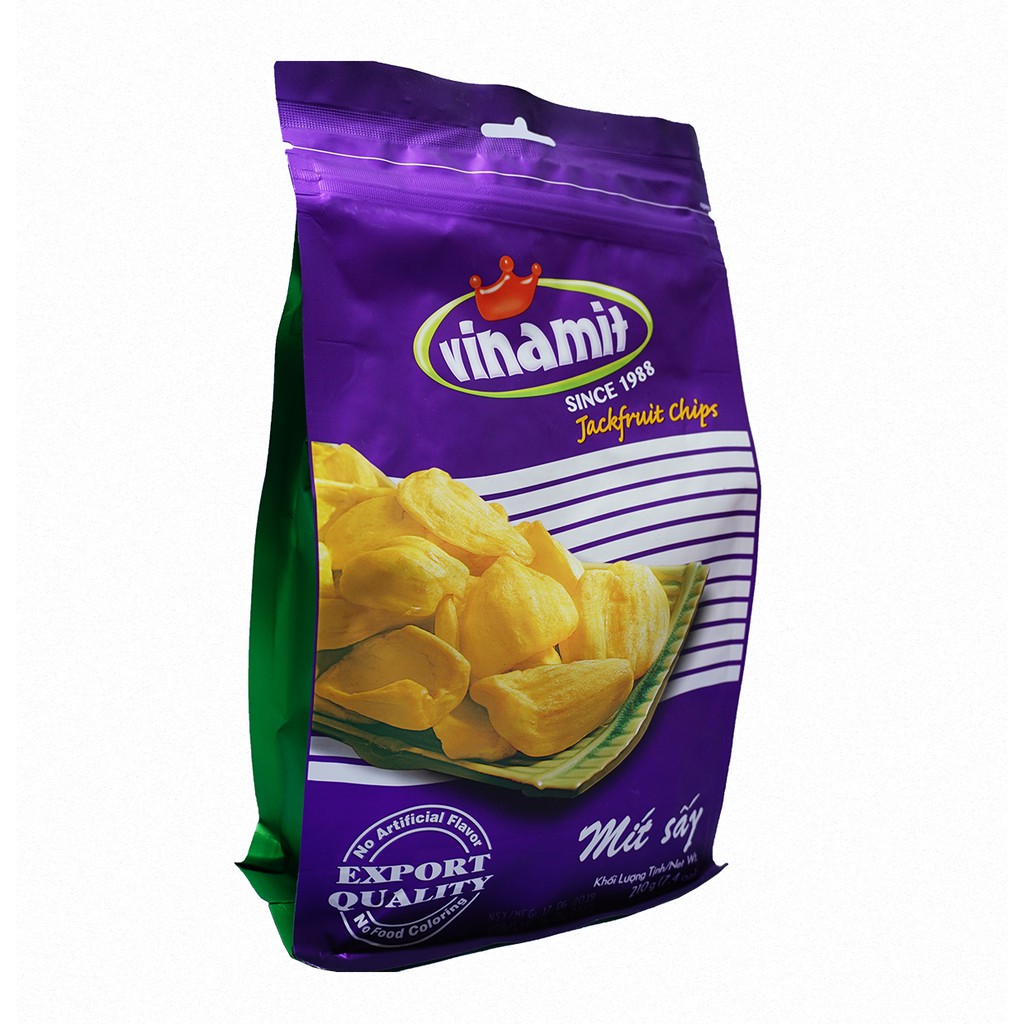 Mít Sấy Khô Giòn Chính Hãng Vinamit Loại Gói 210g