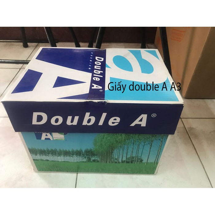 Giấy in A3, A4 Double A chính hãng Thái Lan giá rẻ DL70,80