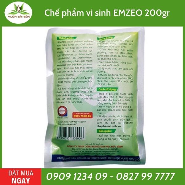 Chế phẩm vi sinh EMZEO gói 200gr