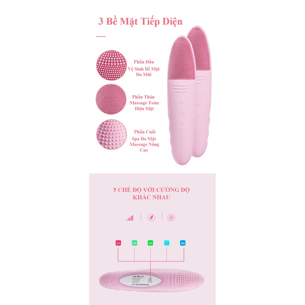 Bút Mát Xa Mặt Đa Năng Nhiều Chế Độ