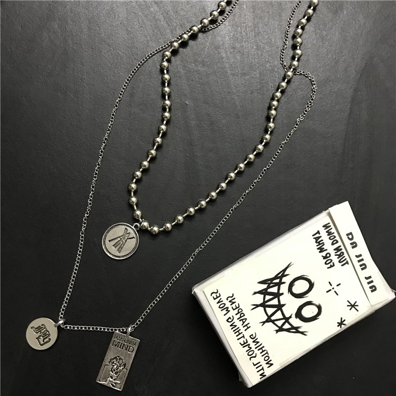 Dây Chuyền Thời Trang Cá Tính Dễ Phối Đồ 139116 Dây Chuyền Phong Cách Hiphop Đường Phố Hàn Quốc Cho Nam Nữ