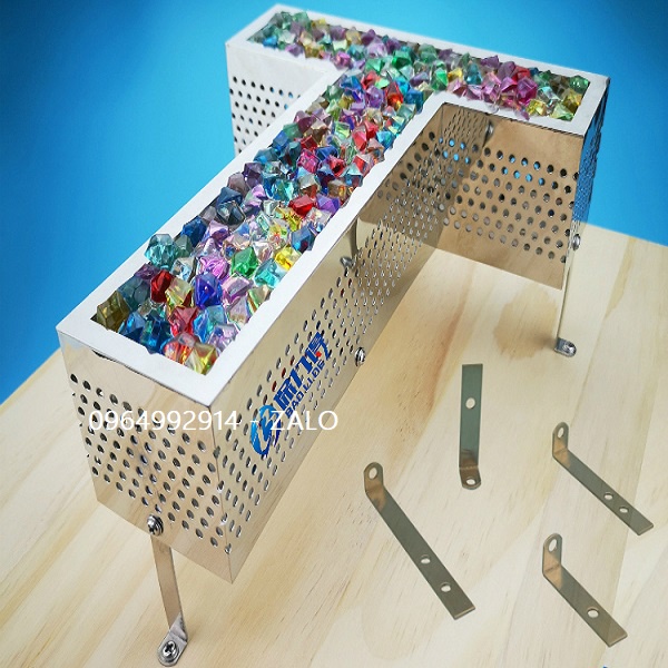 Ke cách chữ sáng chân inox 4cm và 6cm