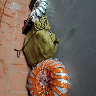 Combo 5 mũ công nhân màu cam