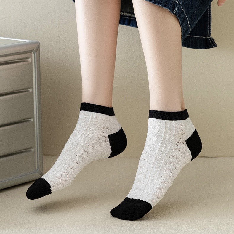 Vớ Mỏng Thoáng Khí Miệng Nông Kiểu Dáng Dễ Thương Xinh Xắn