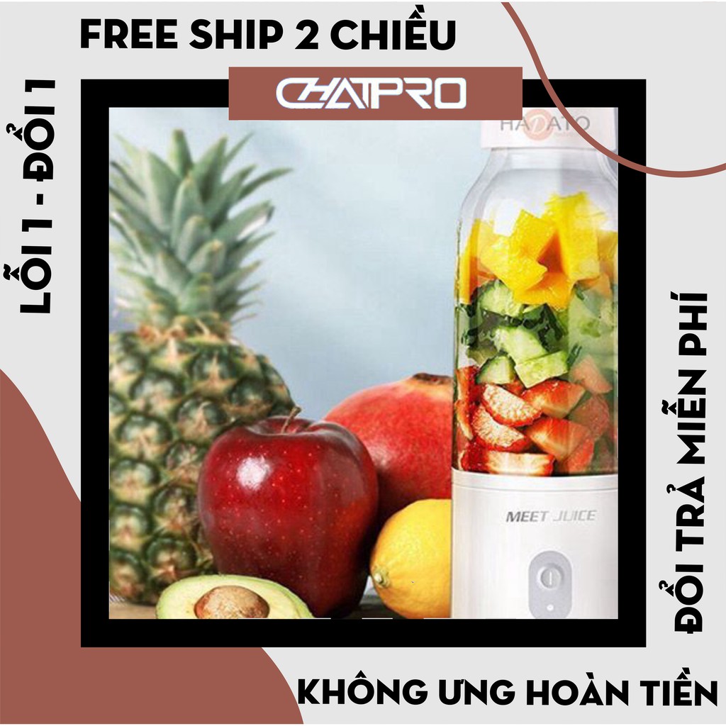 [Hàng Nội Địa] Máy xay sinh tố Meet Juice cầm tay, máy xay meet juice mini cao cấp - Bảo hành 12 tháng