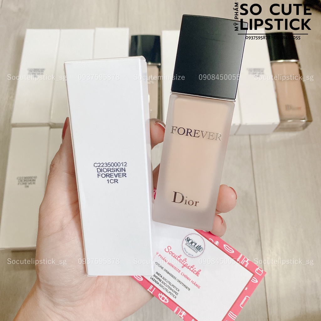 Kem Nền Diior Forever - 24h Wear - No Transfer - Concentrated Floral Skincare Bản Tester 20ml