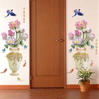 Decal dán tường hoa sen - LUCY259