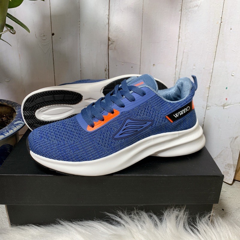 Giày thể thao nam sneaker Wanno blue xanh dương mới 2022 689