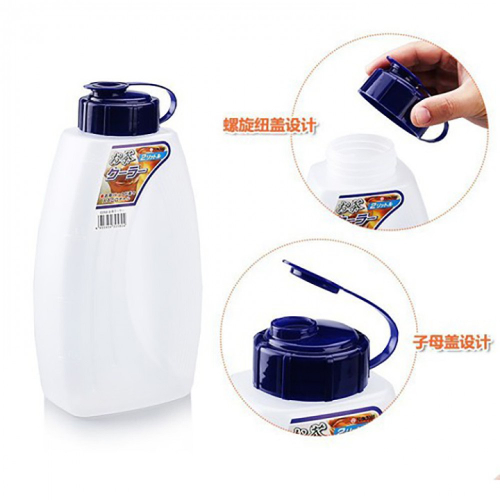 Bình nước chịu nhiệt Nakaya Nhật Bản thể tích 420ml, 1L, 2L, chai đựng nước kèm cốc uống Keva