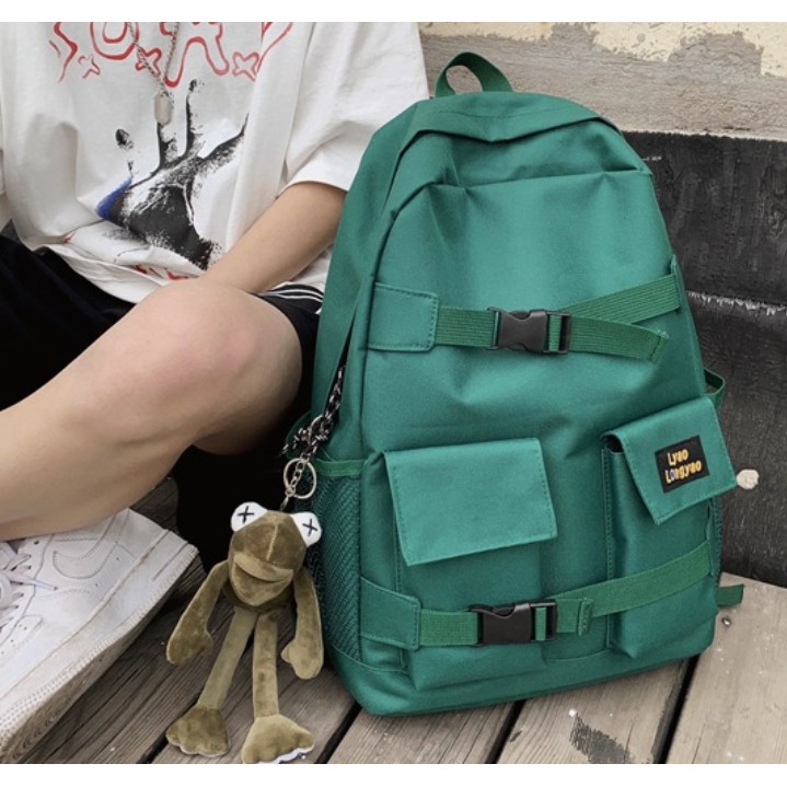 Balo unisex giá rẻ - Ulzzang thời trang đẹp độc chất, vải canvas đi học bền bỉ cho mọi lứa tuổi