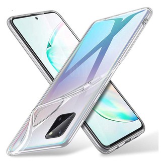Ốp Samsung Note 10 Lite dẻo trong suốt (Loại đẹp)