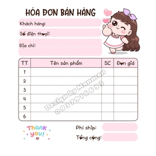 Hoá đơn mini cute 1liên