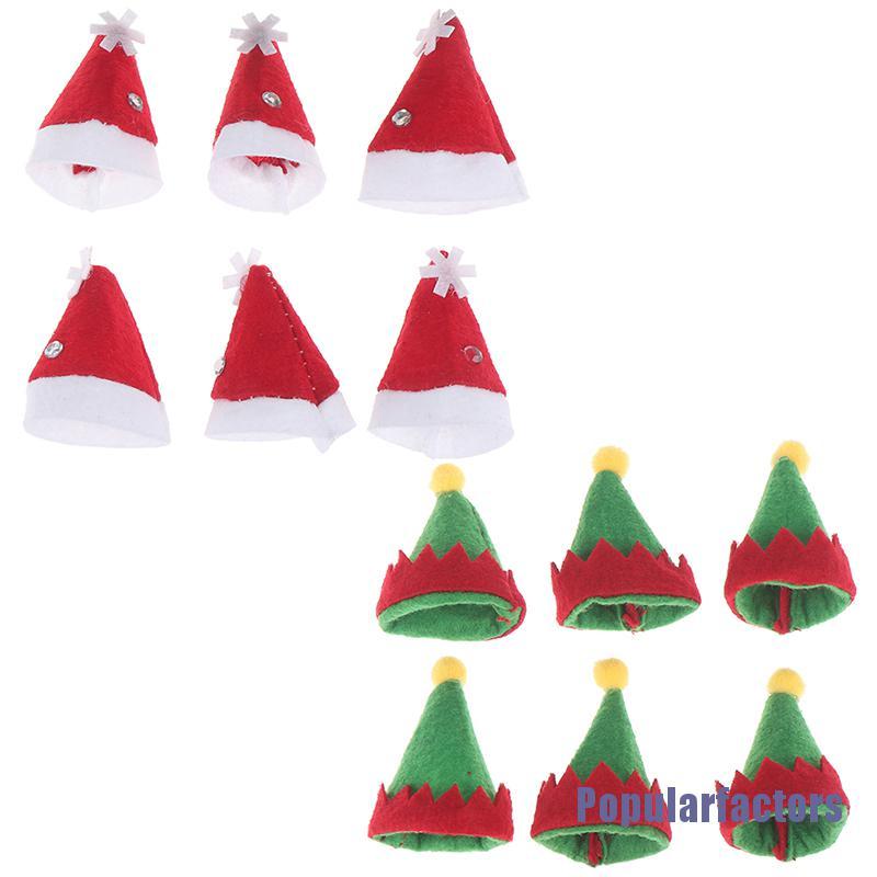 6 Chiếc Mũ Ông Già Noel Mini Trang Trí Tiệc